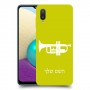 חצוצרה כיסוי מגן קשיח בעיצוב אישי עם השם שלך ל Samsung Galaxy A02 יחידה אחת סקרין מובייל