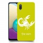 עקרב כיסוי מגן קשיח בעיצוב אישי עם השם שלך ל Samsung Galaxy A02 יחידה אחת סקרין מובייל