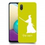 סמוראי כיסוי מגן קשיח בעיצוב אישי עם השם שלך ל Samsung Galaxy A02 יחידה אחת סקרין מובייל