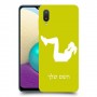 אימון ספורט - אישה כיסוי מגן קשיח בעיצוב אישי עם השם שלך ל Samsung Galaxy A02 יחידה אחת סקרין מובייל