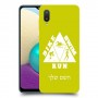 טריאתלון כיסוי מגן קשיח בעיצוב אישי עם השם שלך ל Samsung Galaxy A02 יחידה אחת סקרין מובייל