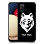 זאב כיסוי מגן קשיח בעיצוב אישי עם השם שלך ל Samsung Galaxy A02s יחידה אחת סקרין מובייל