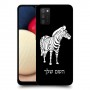 זברה כיסוי מגן קשיח בעיצוב אישי עם השם שלך ל Samsung Galaxy A02s יחידה אחת סקרין מובייל