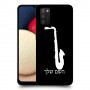 סקספון כיסוי מגן קשיח בעיצוב אישי עם השם שלך ל Samsung Galaxy A02s יחידה אחת סקרין מובייל