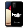חצוצרה כיסוי מגן קשיח בעיצוב אישי עם השם שלך ל Samsung Galaxy A02s יחידה אחת סקרין מובייל
