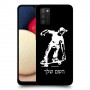 ילד סקייטבורד כיסוי מגן קשיח בעיצוב אישי עם השם שלך ל Samsung Galaxy A02s יחידה אחת סקרין מובייל