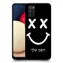 סמיילי כיסוי מגן קשיח בעיצוב אישי עם השם שלך ל Samsung Galaxy A02s יחידה אחת סקרין מובייל