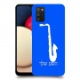 סקספון כיסוי מגן קשיח בעיצוב אישי עם השם שלך ל Samsung Galaxy A02s יחידה אחת סקרין מובייל