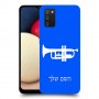 חצוצרה כיסוי מגן קשיח בעיצוב אישי עם השם שלך ל Samsung Galaxy A02s יחידה אחת סקרין מובייל
