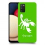 עקרב כיסוי מגן קשיח בעיצוב אישי עם השם שלך ל Samsung Galaxy A02s יחידה אחת סקרין מובייל