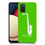 סקספון כיסוי מגן קשיח בעיצוב אישי עם השם שלך ל Samsung Galaxy A02s יחידה אחת סקרין מובייל