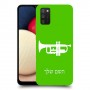 חצוצרה כיסוי מגן קשיח בעיצוב אישי עם השם שלך ל Samsung Galaxy A02s יחידה אחת סקרין מובייל