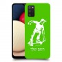 ילד סקייטבורד כיסוי מגן קשיח בעיצוב אישי עם השם שלך ל Samsung Galaxy A02s יחידה אחת סקרין מובייל