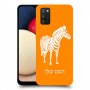 זברה כיסוי מגן קשיח בעיצוב אישי עם השם שלך ל Samsung Galaxy A02s יחידה אחת סקרין מובייל