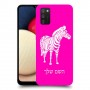 זברה כיסוי מגן קשיח בעיצוב אישי עם השם שלך ל Samsung Galaxy A02s יחידה אחת סקרין מובייל