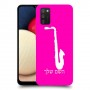סקספון כיסוי מגן קשיח בעיצוב אישי עם השם שלך ל Samsung Galaxy A02s יחידה אחת סקרין מובייל