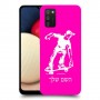 ילד סקייטבורד כיסוי מגן קשיח בעיצוב אישי עם השם שלך ל Samsung Galaxy A02s יחידה אחת סקרין מובייל