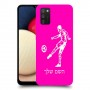 שחקן כדורגל כיסוי מגן קשיח בעיצוב אישי עם השם שלך ל Samsung Galaxy A02s יחידה אחת סקרין מובייל