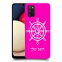 הגה - קפטן - ים כיסוי מגן קשיח בעיצוב אישי עם השם שלך ל Samsung Galaxy A02s יחידה אחת סקרין מובייל
