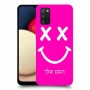 סמיילי כיסוי מגן קשיח בעיצוב אישי עם השם שלך ל Samsung Galaxy A02s יחידה אחת סקרין מובייל