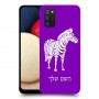 זברה כיסוי מגן קשיח בעיצוב אישי עם השם שלך ל Samsung Galaxy A02s יחידה אחת סקרין מובייל