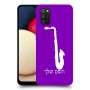 סקספון כיסוי מגן קשיח בעיצוב אישי עם השם שלך ל Samsung Galaxy A02s יחידה אחת סקרין מובייל
