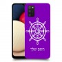 הגה - קפטן - ים כיסוי מגן קשיח בעיצוב אישי עם השם שלך ל Samsung Galaxy A02s יחידה אחת סקרין מובייל
