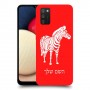 זברה כיסוי מגן קשיח בעיצוב אישי עם השם שלך ל Samsung Galaxy A02s יחידה אחת סקרין מובייל