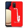 סקספון כיסוי מגן קשיח בעיצוב אישי עם השם שלך ל Samsung Galaxy A02s יחידה אחת סקרין מובייל