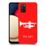 חצוצרה כיסוי מגן קשיח בעיצוב אישי עם השם שלך ל Samsung Galaxy A02s יחידה אחת סקרין מובייל