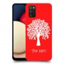 עץ כיסוי מגן קשיח בעיצוב אישי עם השם שלך ל Samsung Galaxy A02s יחידה אחת סקרין מובייל