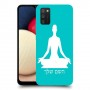 יוגה כיסוי מגן קשיח בעיצוב אישי עם השם שלך ל Samsung Galaxy A02s יחידה אחת סקרין מובייל
