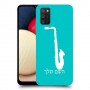 סקספון כיסוי מגן קשיח בעיצוב אישי עם השם שלך ל Samsung Galaxy A02s יחידה אחת סקרין מובייל
