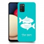 דגים כיסוי מגן קשיח בעיצוב אישי עם השם שלך ל Samsung Galaxy A02s יחידה אחת סקרין מובייל