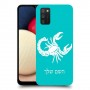 עקרב כיסוי מגן קשיח בעיצוב אישי עם השם שלך ל Samsung Galaxy A02s יחידה אחת סקרין מובייל