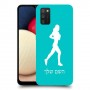 ג'וגלין - אישה כיסוי מגן קשיח בעיצוב אישי עם השם שלך ל Samsung Galaxy A02s יחידה אחת סקרין מובייל