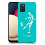 שחקן כדורגל כיסוי מגן קשיח בעיצוב אישי עם השם שלך ל Samsung Galaxy A02s יחידה אחת סקרין מובייל