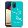 שחקן כדורעף כיסוי מגן קשיח בעיצוב אישי עם השם שלך ל Samsung Galaxy A02s יחידה אחת סקרין מובייל