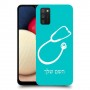 רופא סטטוסקופ כיסוי מגן קשיח בעיצוב אישי עם השם שלך ל Samsung Galaxy A02s יחידה אחת סקרין מובייל
