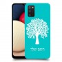 עץ כיסוי מגן קשיח בעיצוב אישי עם השם שלך ל Samsung Galaxy A02s יחידה אחת סקרין מובייל