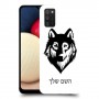 זאב כיסוי מגן קשיח בעיצוב אישי עם השם שלך ל Samsung Galaxy A02s יחידה אחת סקרין מובייל