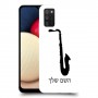 סקספון כיסוי מגן קשיח בעיצוב אישי עם השם שלך ל Samsung Galaxy A02s יחידה אחת סקרין מובייל