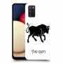 שור כיסוי מגן קשיח בעיצוב אישי עם השם שלך ל Samsung Galaxy A02s יחידה אחת סקרין מובייל