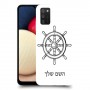הגה - קפטן - ים כיסוי מגן קשיח בעיצוב אישי עם השם שלך ל Samsung Galaxy A02s יחידה אחת סקרין מובייל