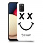 סמיילי כיסוי מגן קשיח בעיצוב אישי עם השם שלך ל Samsung Galaxy A02s יחידה אחת סקרין מובייל