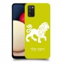 אריה כיסוי מגן קשיח בעיצוב אישי עם השם שלך ל Samsung Galaxy A02s יחידה אחת סקרין מובייל