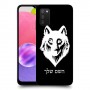 זאב כיסוי מגן קשיח בעיצוב אישי עם השם שלך ל Samsung Galaxy A03s יחידה אחת סקרין מובייל