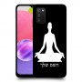 יוגה כיסוי מגן קשיח בעיצוב אישי עם השם שלך ל Samsung Galaxy A03s יחידה אחת סקרין מובייל