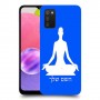 יוגה כיסוי מגן קשיח בעיצוב אישי עם השם שלך ל Samsung Galaxy A03s יחידה אחת סקרין מובייל