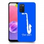 סקספון כיסוי מגן קשיח בעיצוב אישי עם השם שלך ל Samsung Galaxy A03s יחידה אחת סקרין מובייל